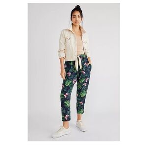Free People x Sandrine Rose Navy Bush Pants - Size Small